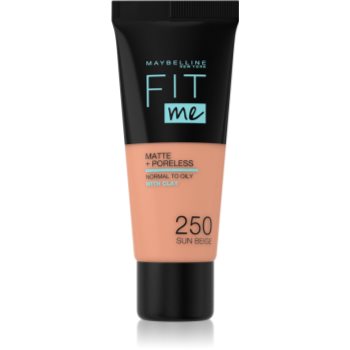 MAYBELLINE NEW YORK Fit Me! Matte+Poreless machiaj mat pentru piele normală și grasă - imagine 2